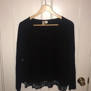 Medium Black Therapy Long Sleeve Shirt